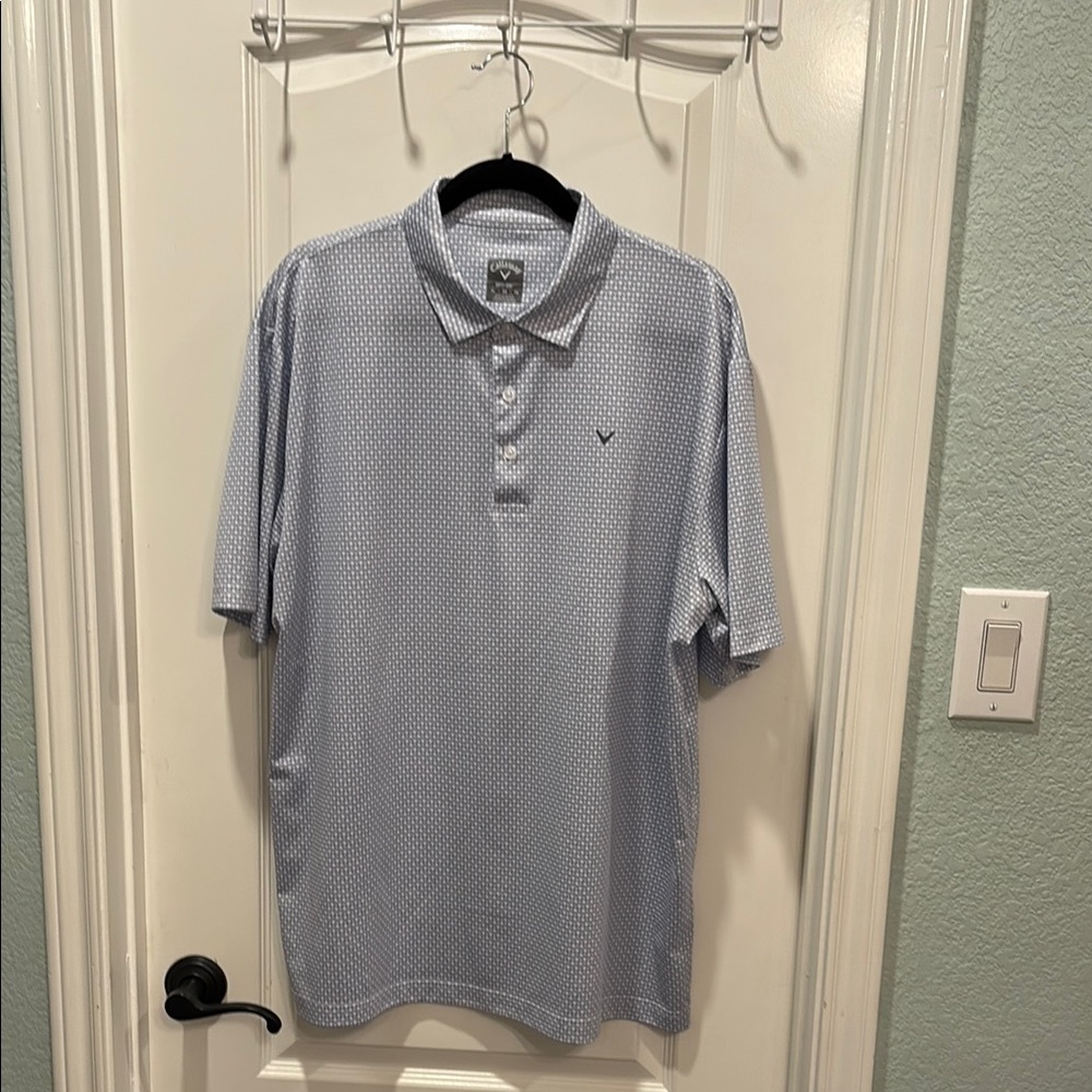 Callaway Opti Dri Blue Polo Shirt XL